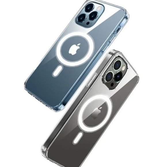 New Remax MagSaf magnetic charging transparent case for iPhone 14 pro Shockproof - Picture 4 of 6